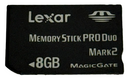Lexar 8GB Sony PSP Memory Stick Pro Duo Memory Card Camera Memory Genuine0