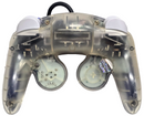 Genuine Indigo and Clear Nintendo Gamecube Controller  Refurbished DOL0031
