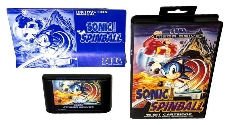 Sonic Spinball Sega Mega Drive *Complete*