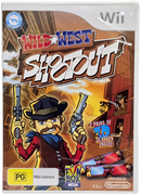 Boxed Wild West Shootout Nintendo Wii PAL *NEW* With Guns and 2 Glasses