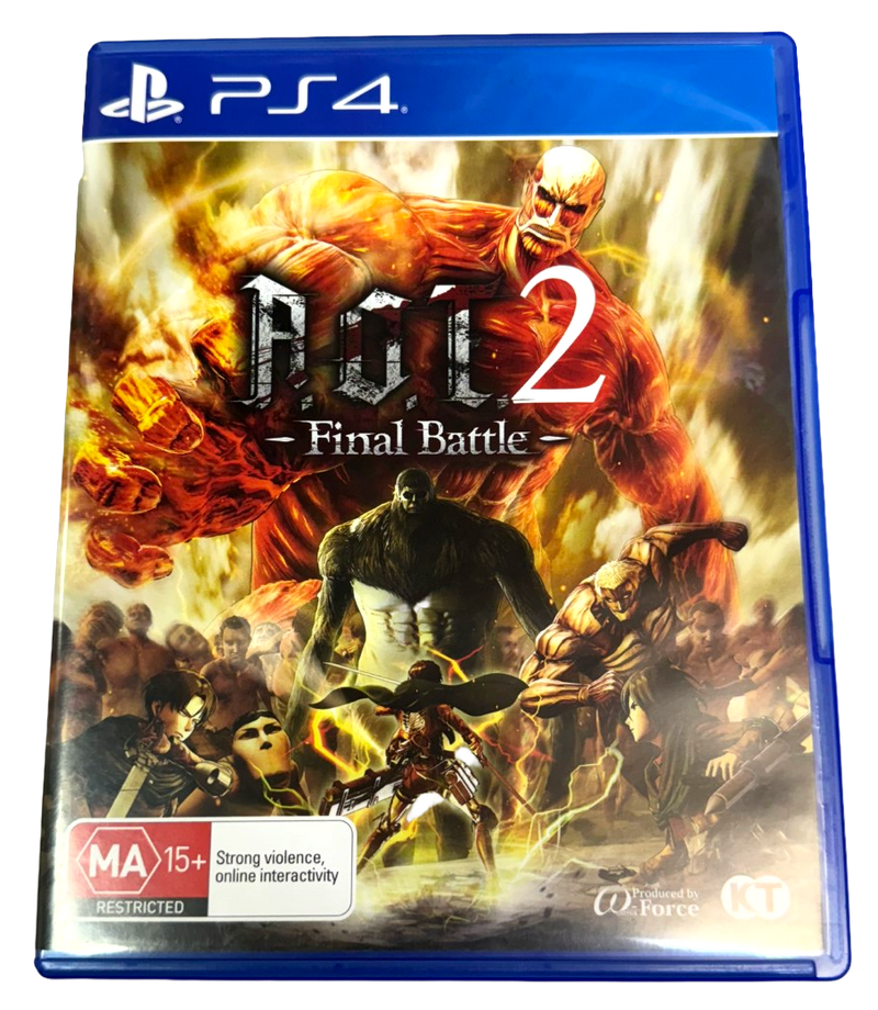 A.O.T 2 Final Battle Sony PS4 (Preowned)