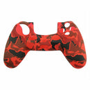 Silicone Cover For PS4 Controller Case Skin - Red Camo2