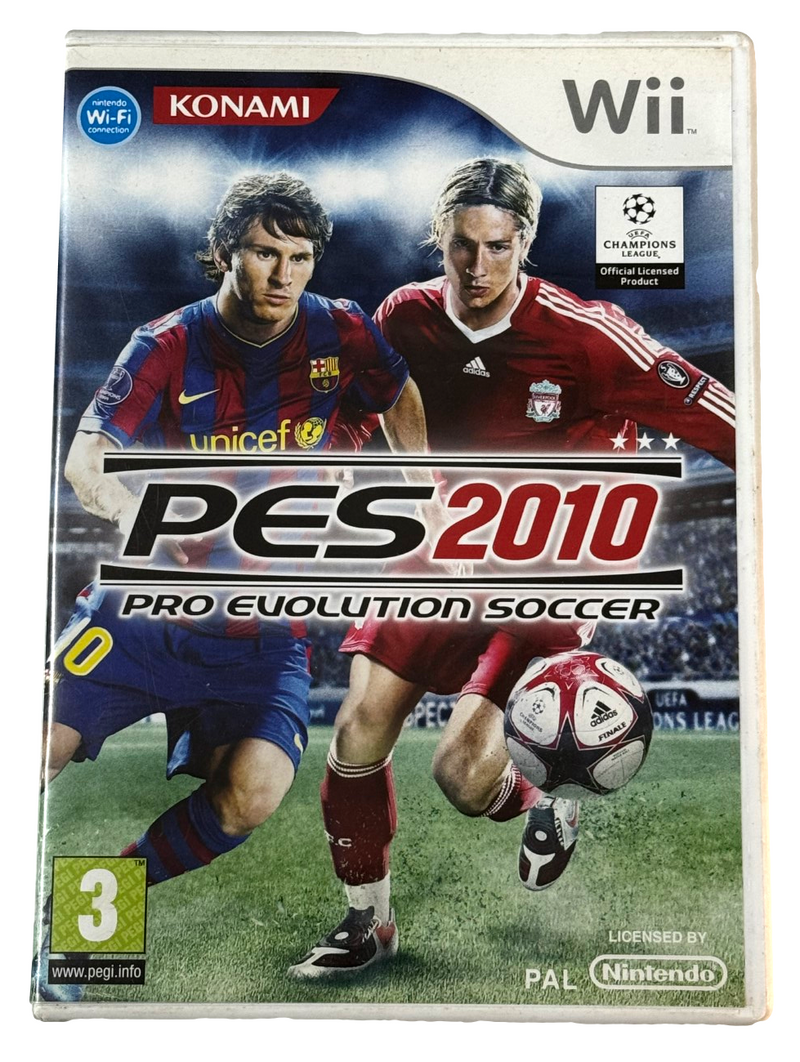 PES 2010 Soccer Nintendo Wii PAL *Complete* Wii U Compatible (Preowned)
