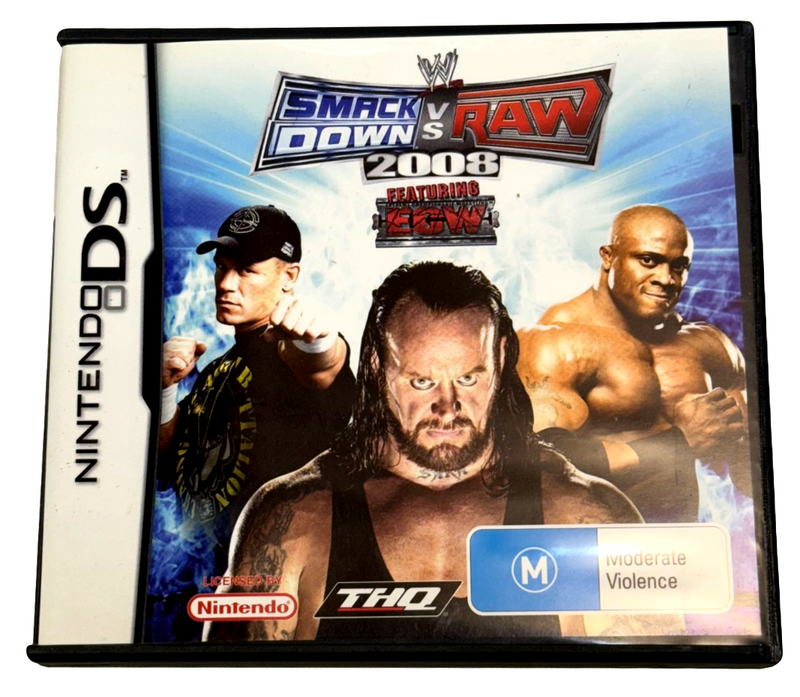 Smackdown Vs Raw 2008 Nintendo DS 2DS 3DS *Complete* (Preowned)