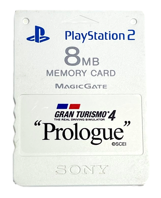 Genuine Sony PS2 Memory Card Gran Turismo 4 Prologue PlayStation 2 8MB