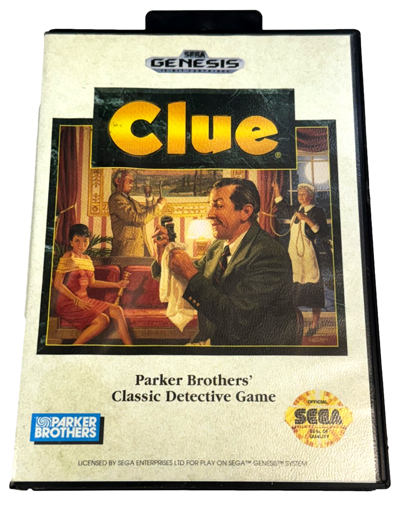 Clue Sega Mega Drive *Complete* (Ex Rental) (Preowned)