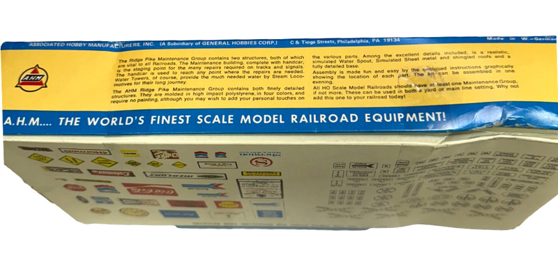 5 X New in Box HO Train Buliding Kits