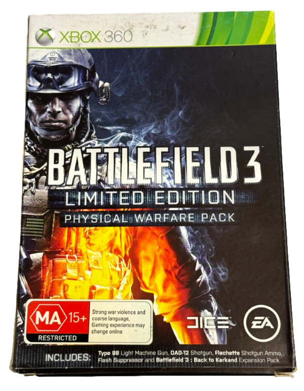 Battlefield 3 Physical Warfare Pack XBOX 360 PAL Steelbook (Preowned)