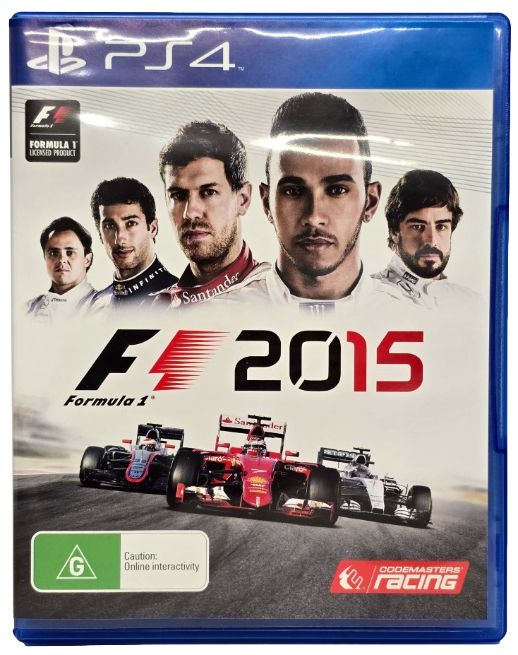 F1 2015 Sony PS4 Playstation 4 Formula 1 (Preowned)