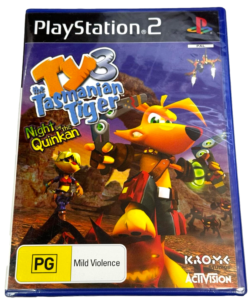 Ty 3 The Tasmanian Tiger Night of the Quinkan PS2 PAL *Sealed* Playstation 2