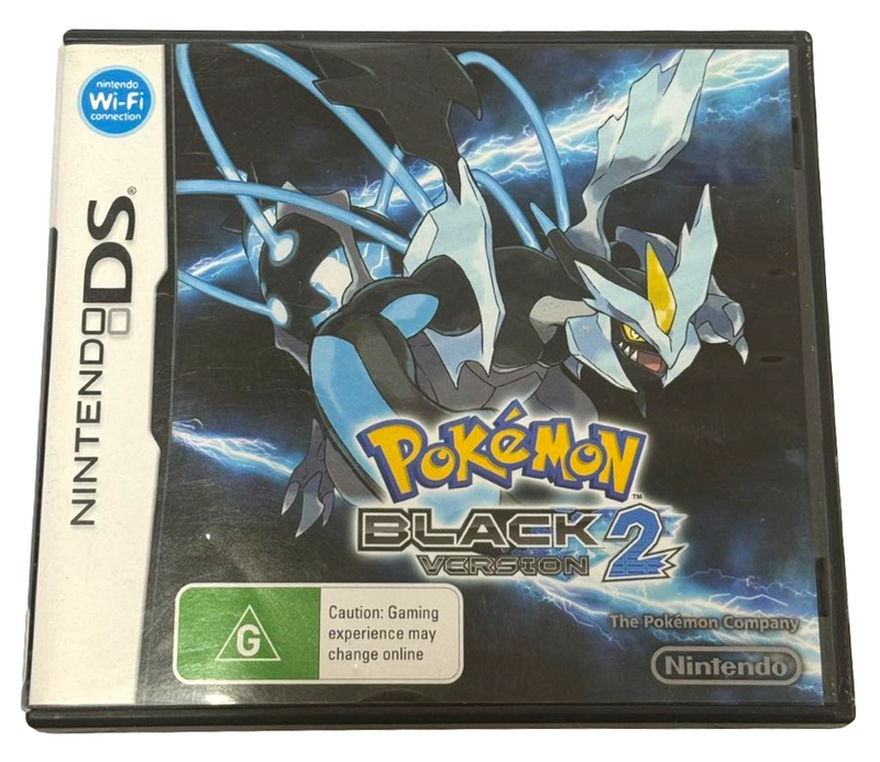 Pokemon Black 2 Version Nintendo DS 2DS 3DS Game *Complete* (Preowned)