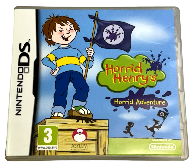 Horrid Henry's Horrid Adventure Nintendo DS 2DS 3DS Game *Complete* (Preowned)