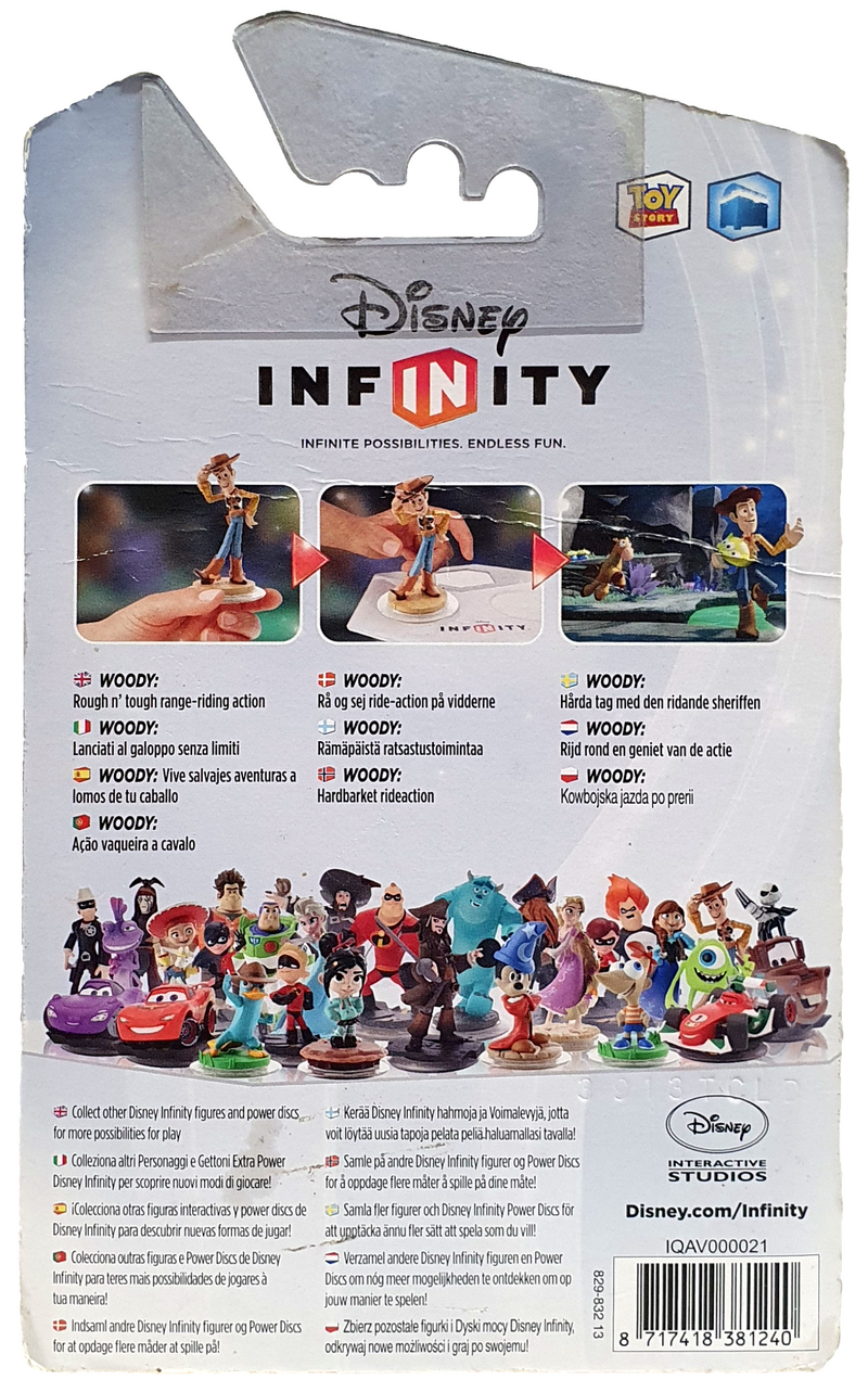 Disney Infinity Woopdy Figurine New In Box WII/U/PS3/PS4/DS3/XBOX360/ONE