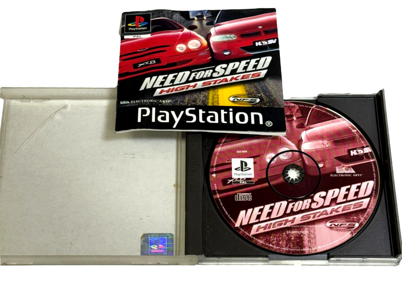 Need For Speed High Stakes PS1 PS2 PS3 PAL *No Cover Art* (Preowned)