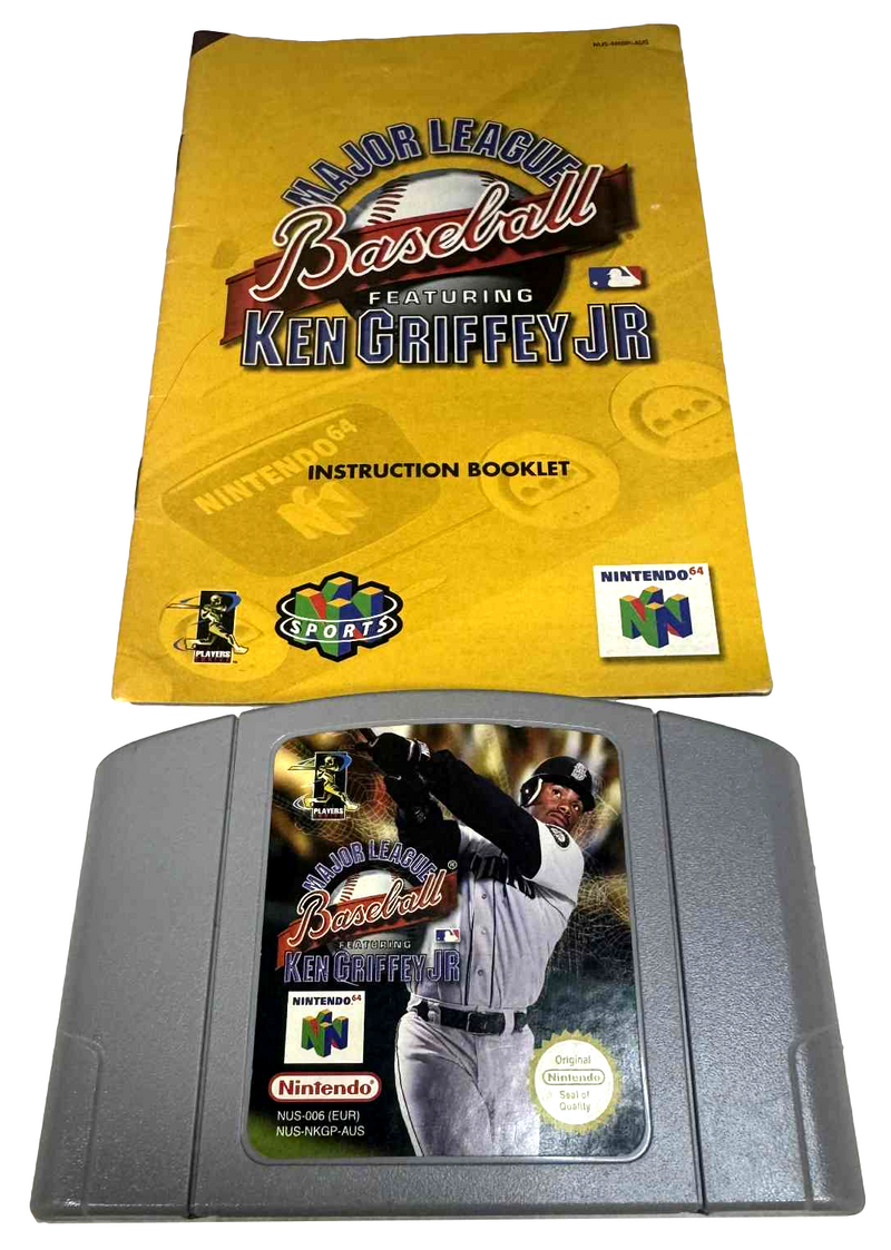 Major League Baseball Featuring Ken Griffey Jr Nintendo 64 N64 PAL With Manual0