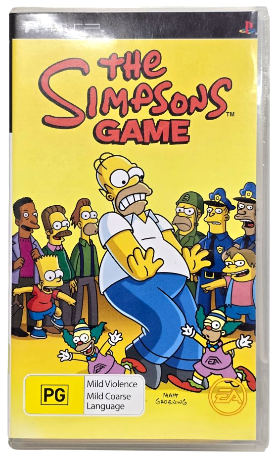 The Simpsons Game Sony PSP Game