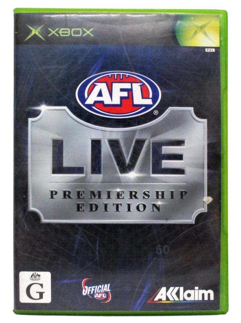 AFL Live Premiership Edition XBOX Original PAL *Complete* (Preowned)