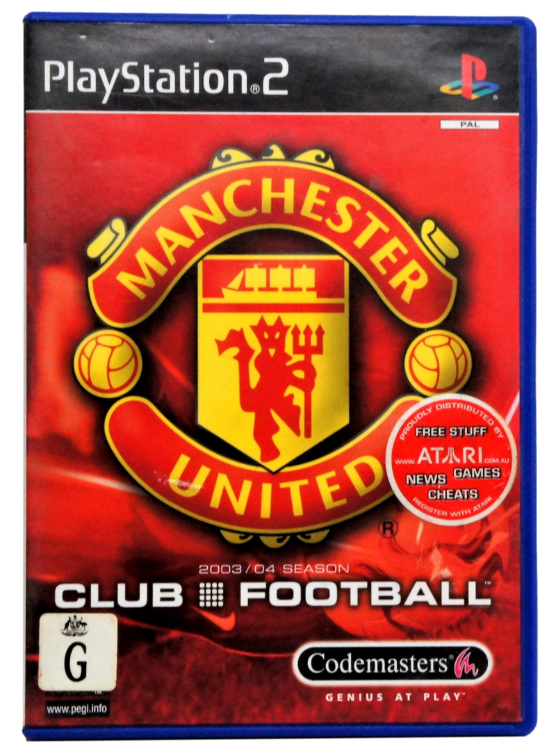 Manchester United Club Football 2003/04 Season PS2 PAL *Complete* (Preowned)