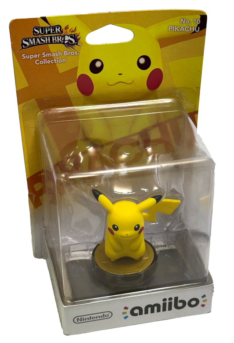 Super Smash Bros Collection N0.10 Pikachu Nintendo Amiibo (Preowned)