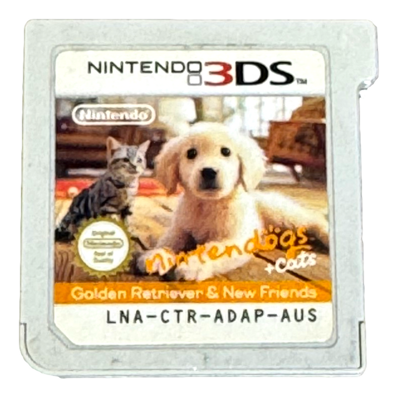 Nintendogs + Cats Golden Retriever Nintendo 3DS 2DS Game *Cartridge Only* (Preowned)