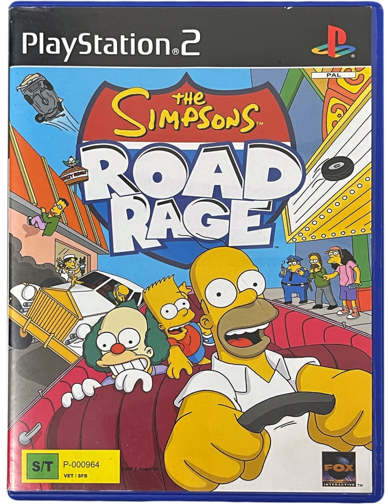 The Simpsons Road Rage PS2 PAL *Complete* (Preowned)