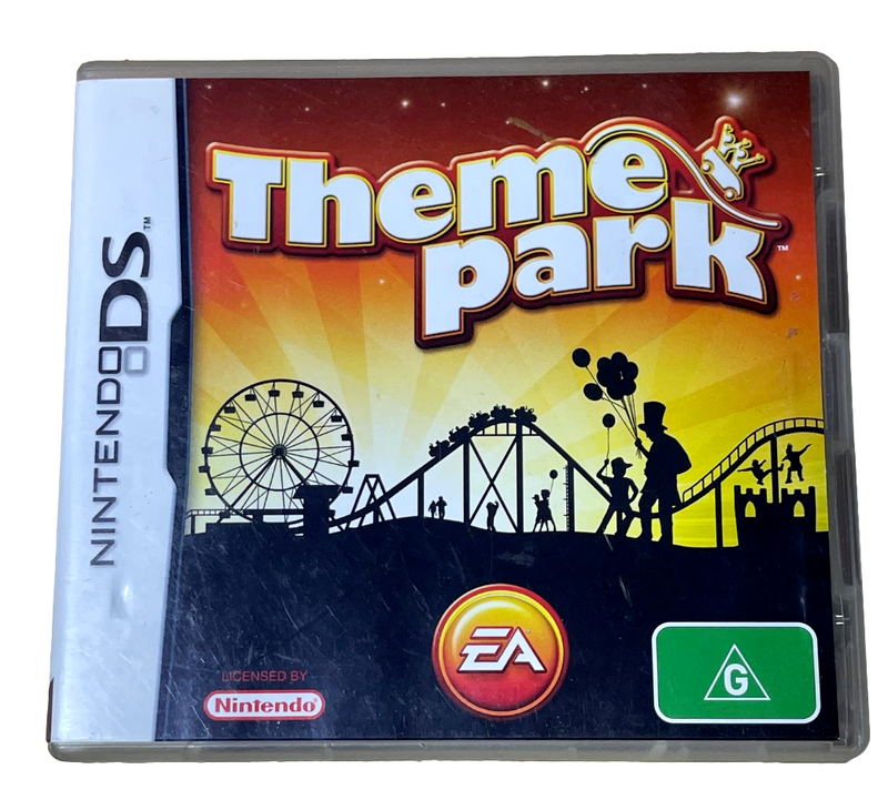 Theme Park Nintendo DS 2DS 3DS Game *Complete*