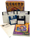 Legend - IBM PC Big Box Game (Mindscape 1992) 3.5 and 5.25 Floppy0