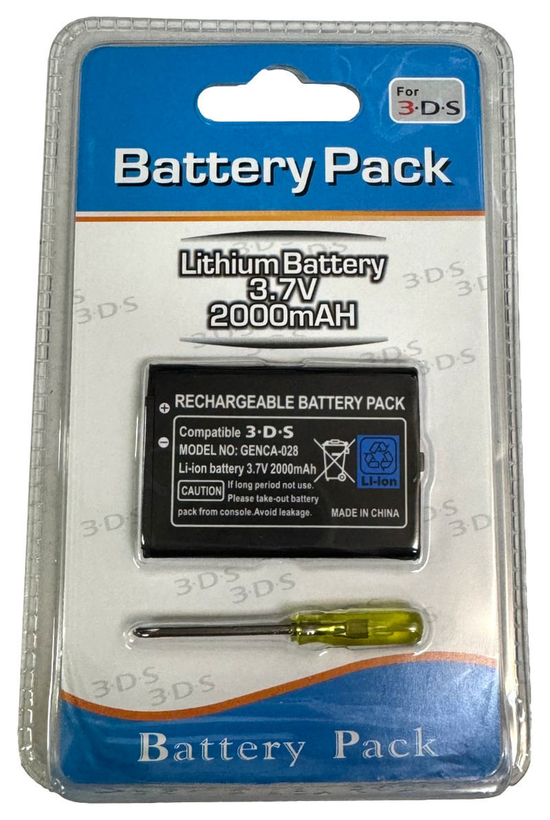 New Rechargeable Battery for Nintendo 3DS Consoles