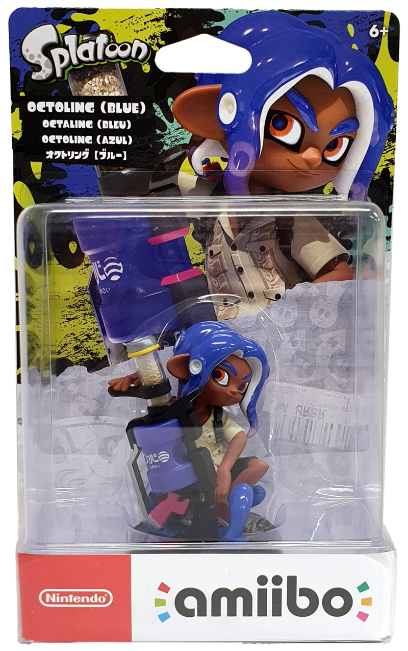 Splatoon Collection Octoling Blue Nintendo Amiibo Boxed