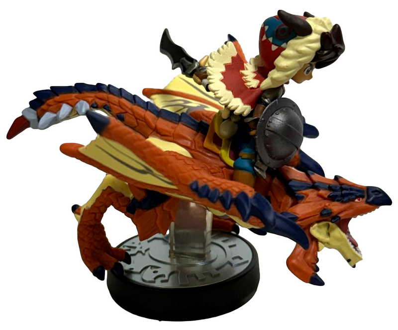 Monster Hunter Collection One-Eyed Rathalos & Rider Boy Nintendo Amiibo Loose