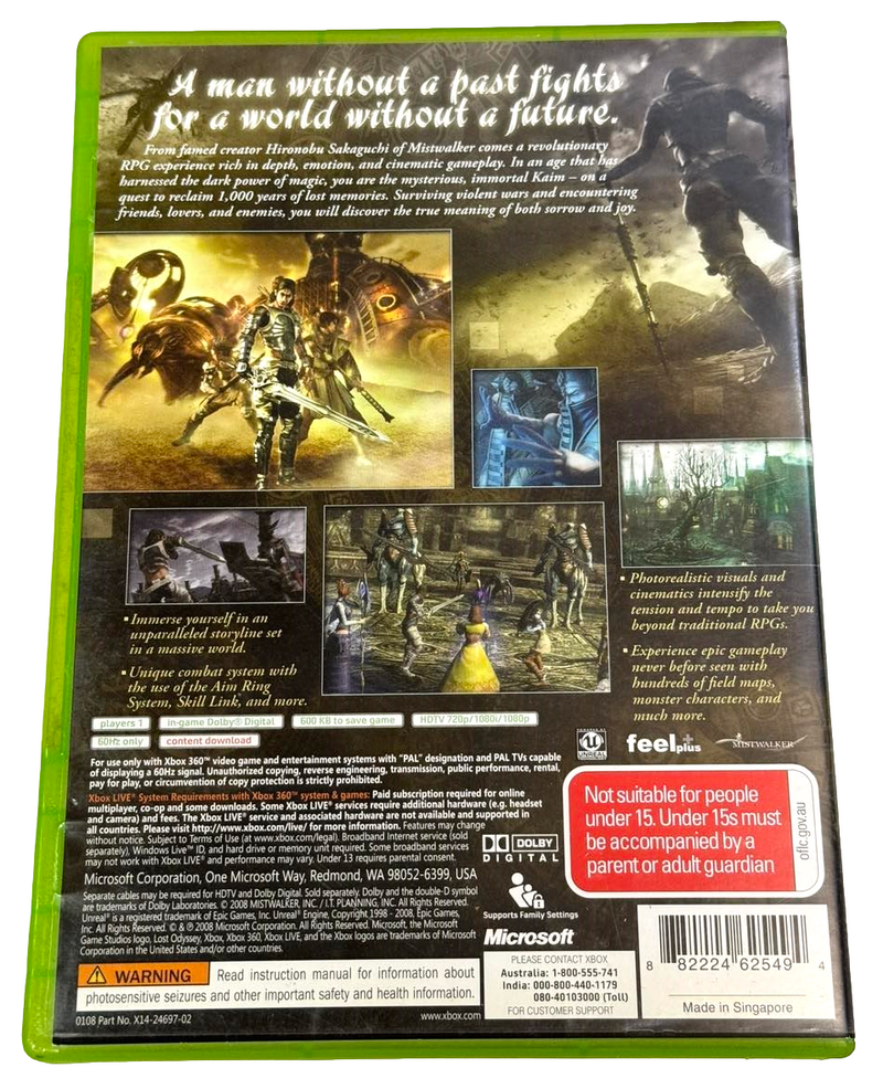 Lost Odyssey XBOX 360 PAL (Preowned)