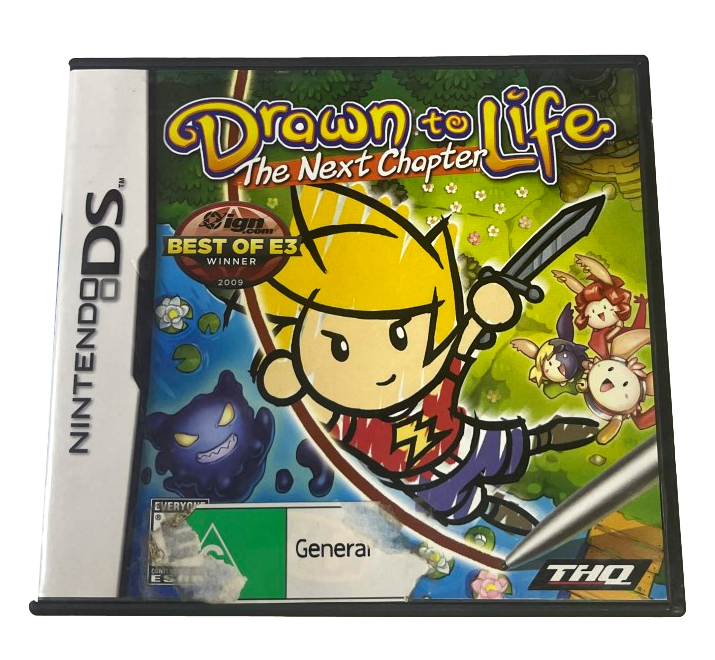 Drawn To Life The Next Chapter DS 2DS 3DS Game *Complete* (Preowned)