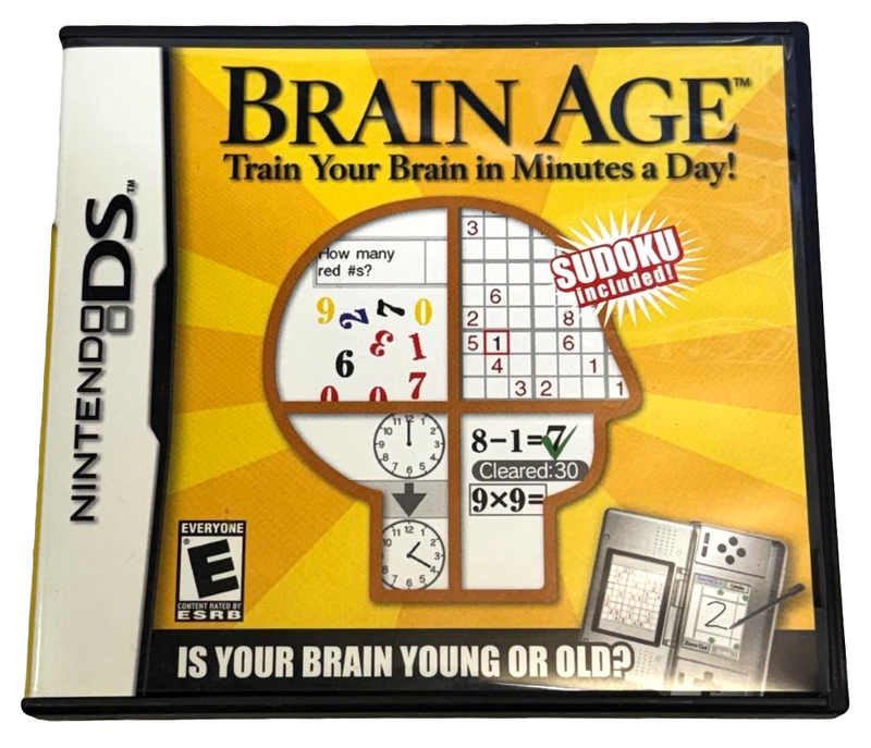 Brain Age Nintendo DS 2DS 3DS Game *Complete*