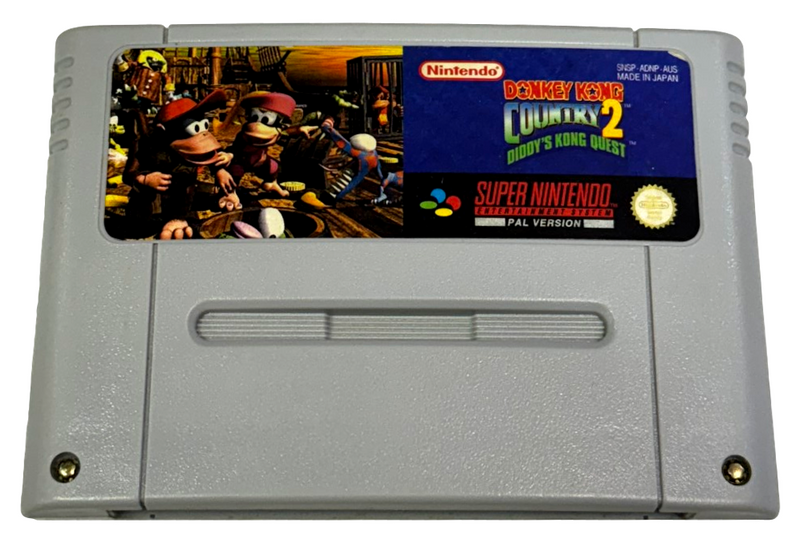 Donkey Kong Country 2 Diddy's Kong Quest Super Nintendo SNES PAL