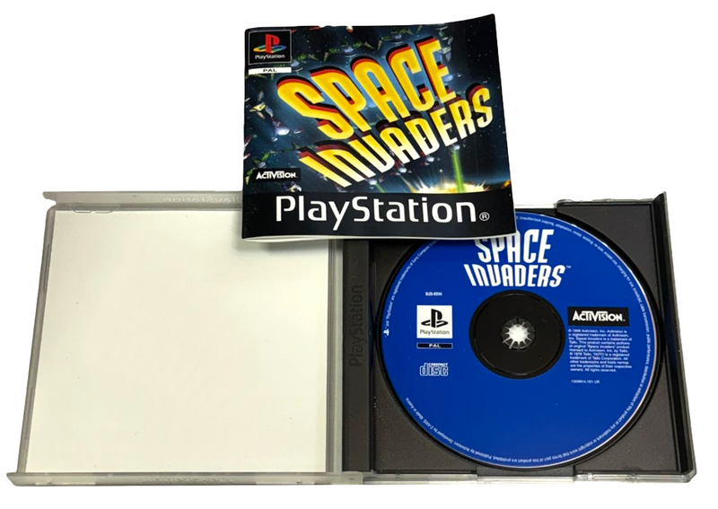 Space Invaders PS1 PS2 PS3 PAL *Complete* (Near Mint) (Preowned)