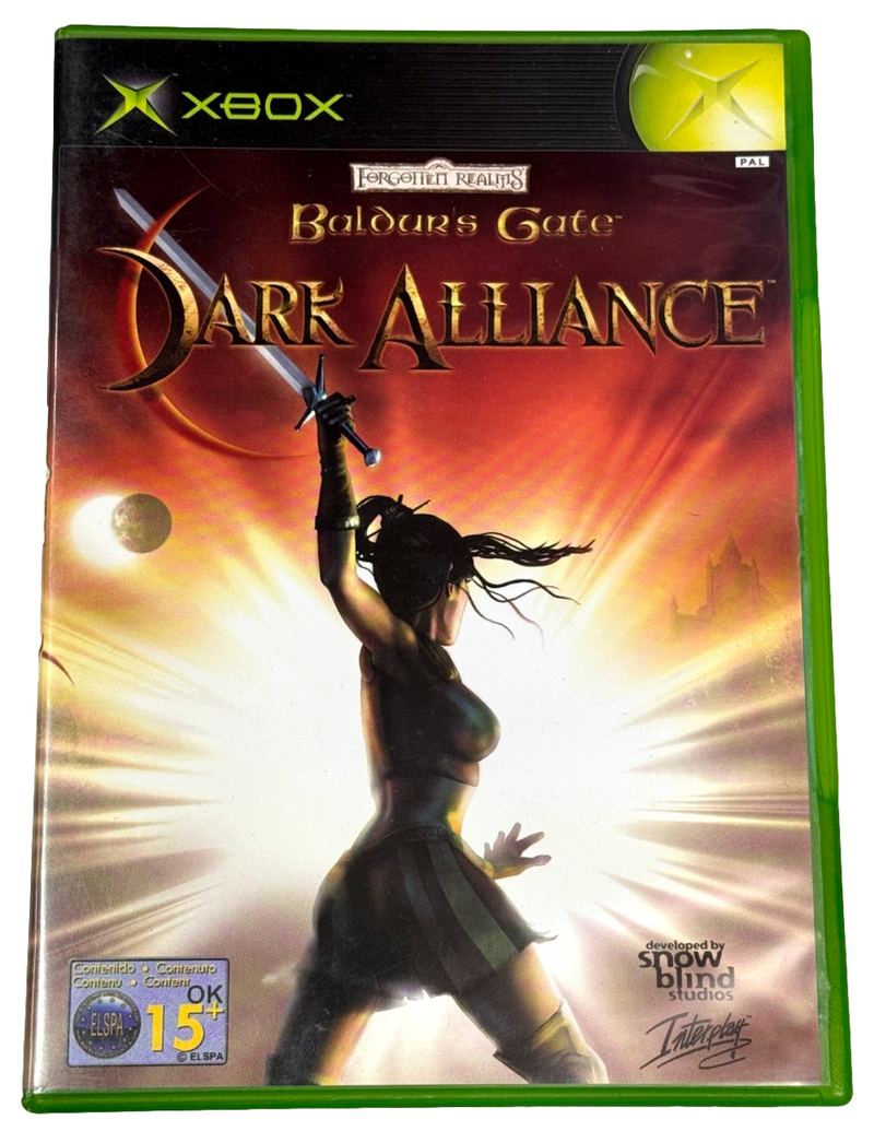 Dark Alliance Baldur's Gate Xbox Original PAL *No Manual* (Preowned)