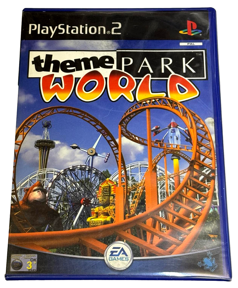 Theme Park World PS2 PAL *No Manual* PlayStation 20