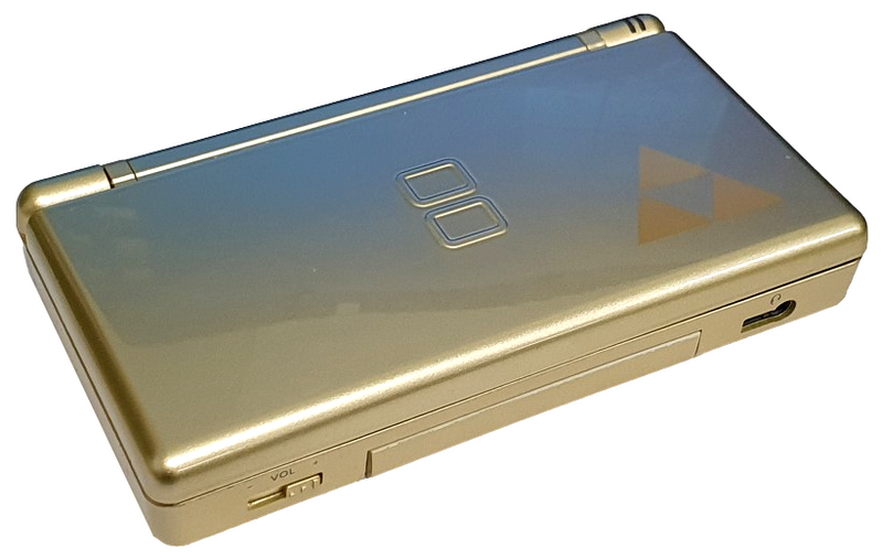Nintendo DS Lite Legend of Zelda Phantom Hourglass Gold + USB Charger0