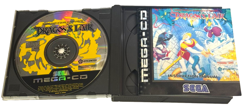 Dragon's Lair Mega CD PAL *Complete*