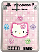 Hello Kitty Magic Gate PS2 Memory Card 8MB0