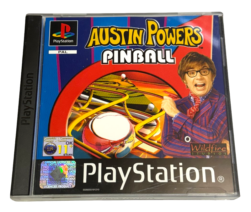 Austin Powers Pinball PS1 PS2 PS3 PAL *Complete* (Near Mint) (Preowned)