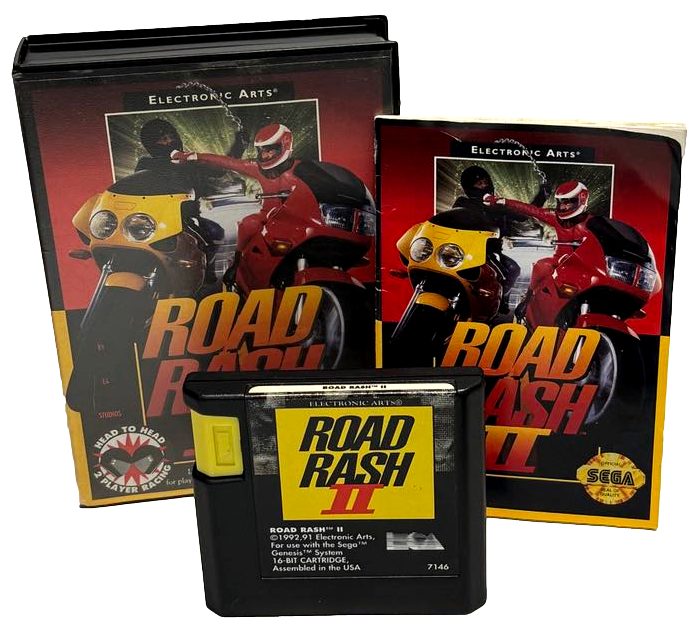 Road Rash II Sega Mega Drive *Complete* (Preowned)