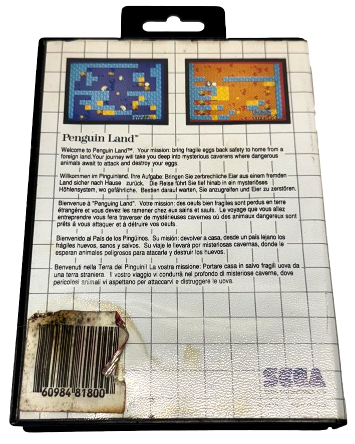 Penguin Land Sega Master System *Complete* Sega Promo (Pre-Owned)