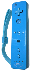 Genuine Nintendo Motionplus Wii Blue Controller Remote Wand RVL-003 Wii Motes (Preowned)