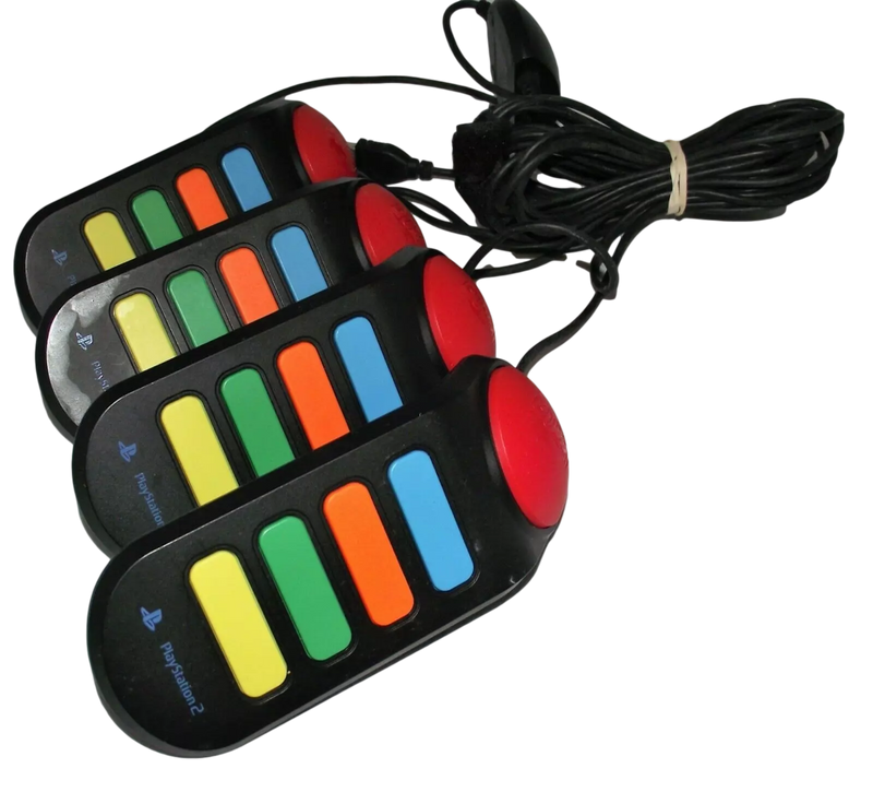 Buzz! The Ultimate Music Quiz + Wired Buzzers PS3 PAL Boxed Playstation 3 (Pre-Owned)