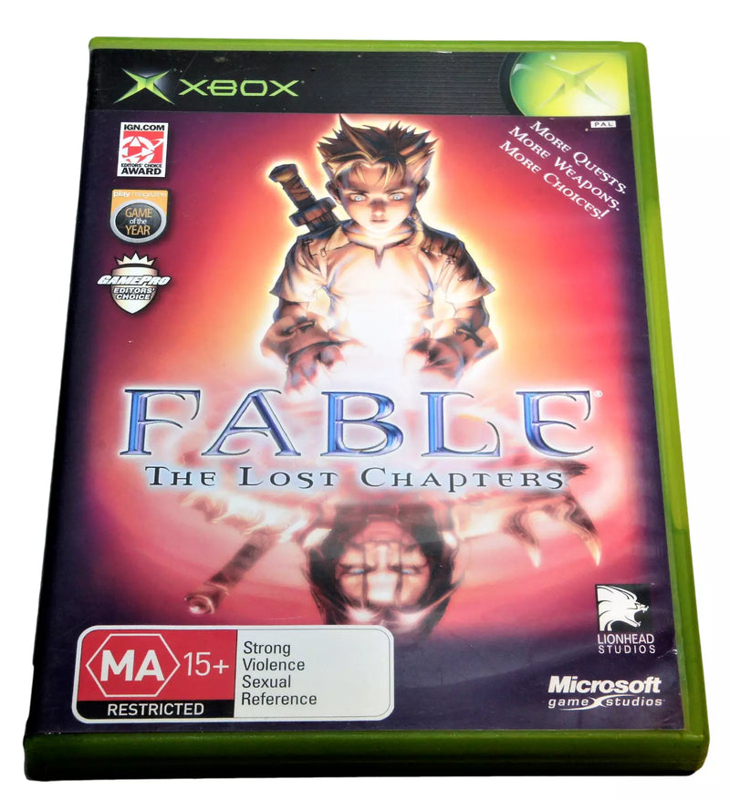 Fable: The Lost Chapters XBOX Original PAL *Complete* (Preowned)