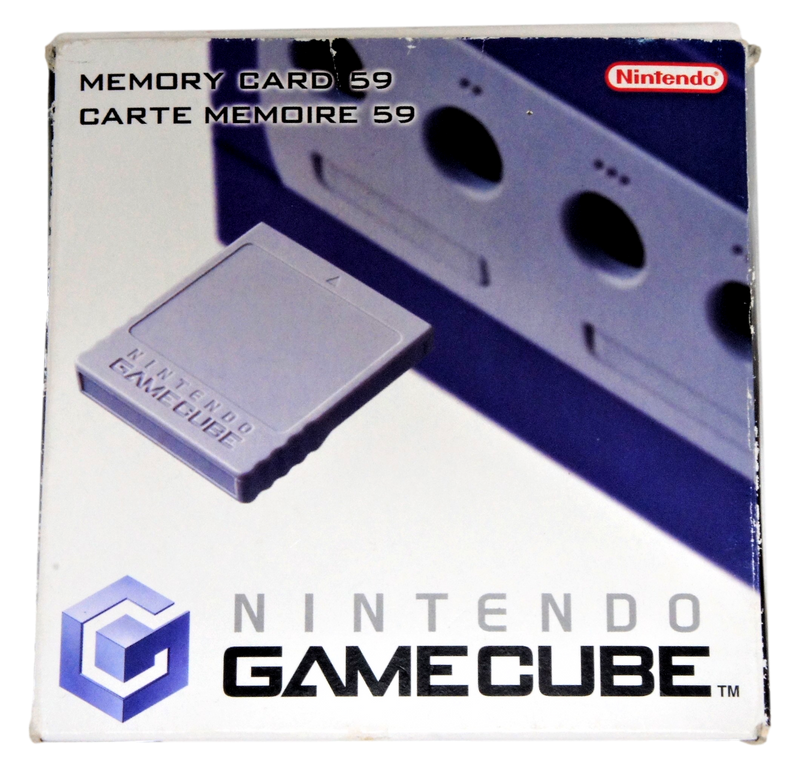 Genuine Memory Card For Nintendo GameCube 59 Blocks Official Boxed (Preowned)