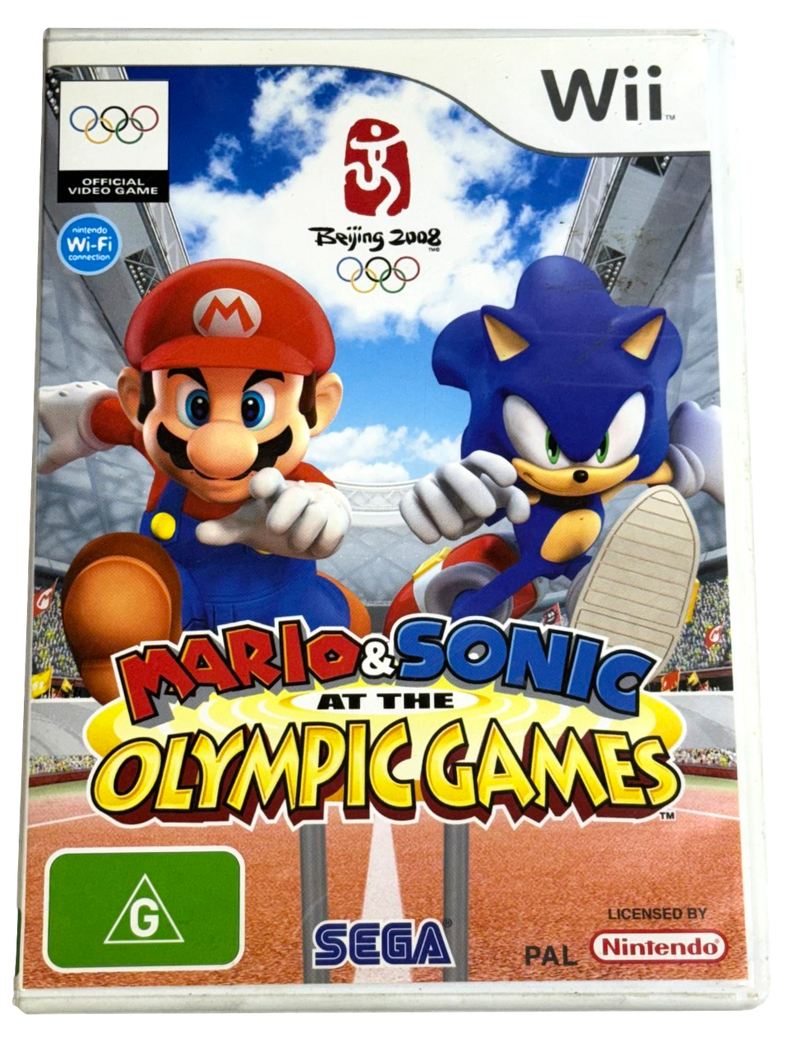 Mario & Sonic at the Olympic Games Nintendo Wii PAL *Complete* Wii U Compatible (Preowned)