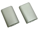 2 x White Microsoft Xbox 360 Remote Controller Battery Cover Clip Case AA