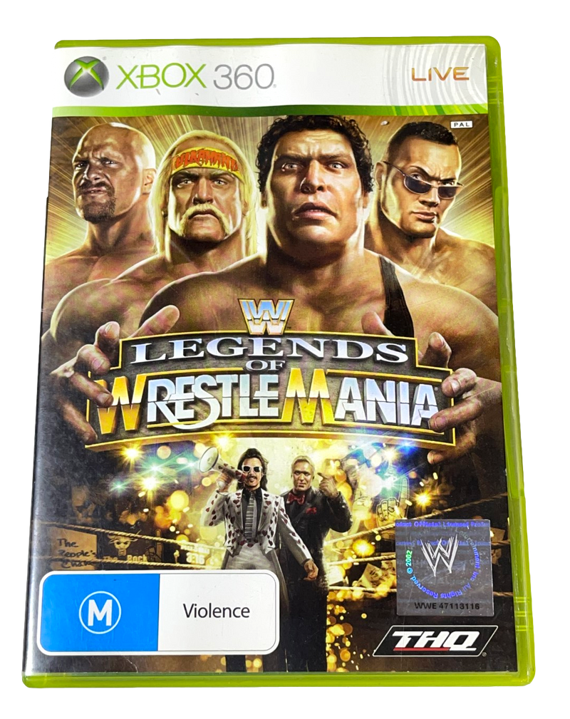 WWE Legends Of WrestleMania XBOX 360 PAL (Pre-Owned)